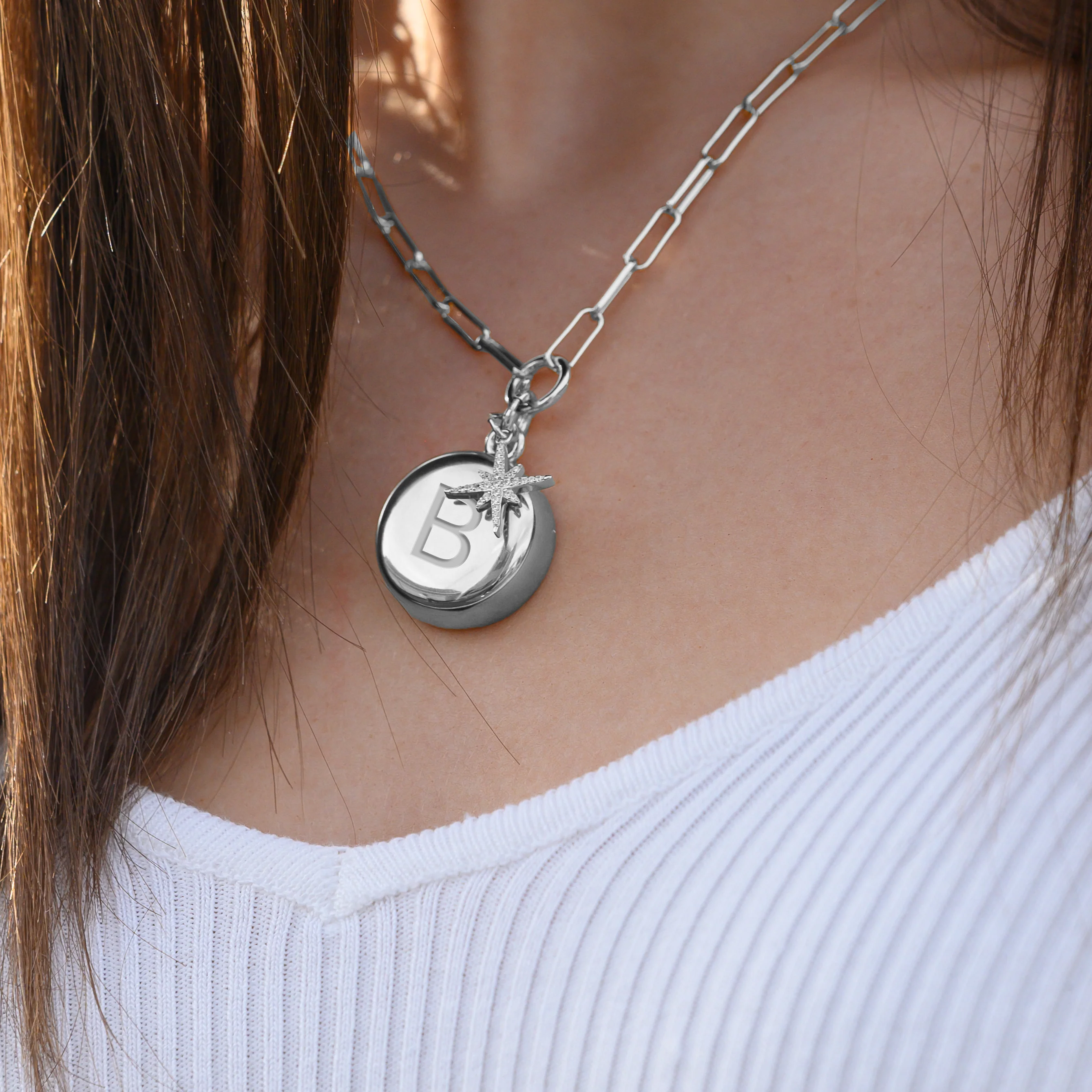 Silver Initial Necklace (Limited Edition) - Image 2